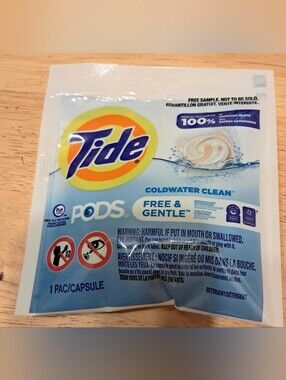 FREE with PURCHASE - TIDE FREE & GENTLE (1 POD) SAMPLE